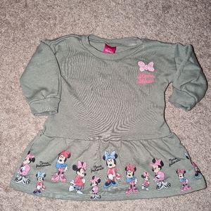 Baby Minnie Mouse Fleece Dress - 18 month - used